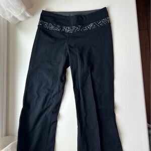 LuLu Lemon reversible wide leg yoga pants